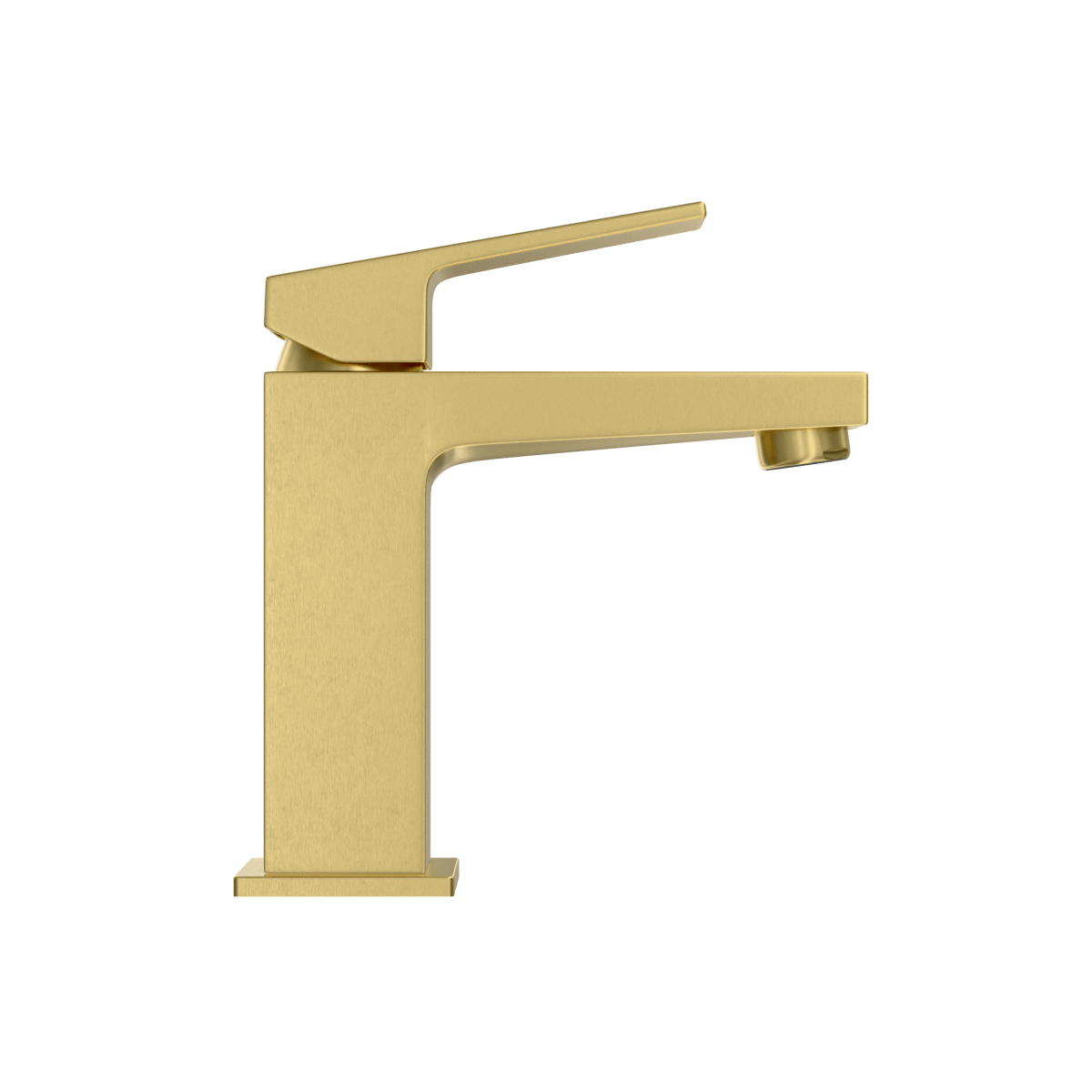 Смеситель для раковины VitrA Minimax Square (Минимакс Сквуэр) A4372025EXP однорычажный брашированное золото латунь