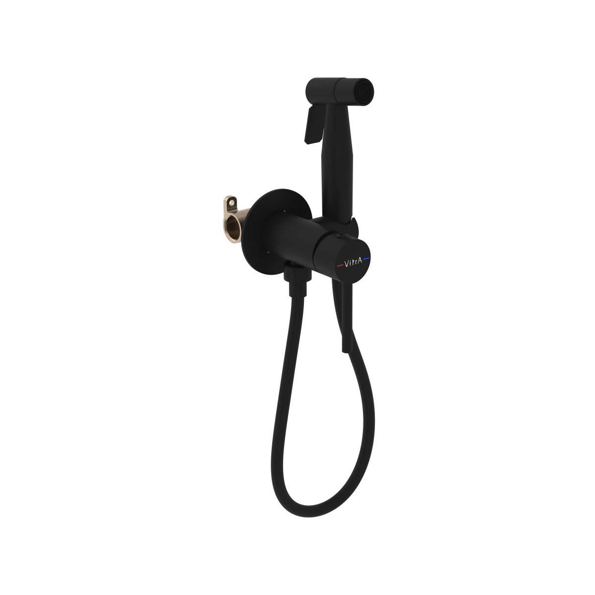Гигенический душ VitrA A4375136EXP матовый черный латунь