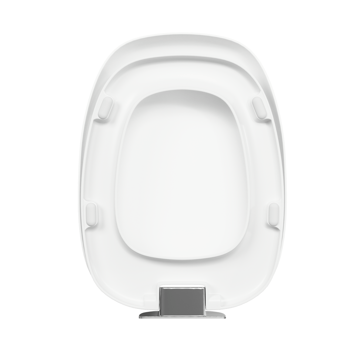 Сиденье для унитаза VitrA Plural (Плюрал) 126-003-009 круглое белое дюропласт с микролифтом быстросъемное