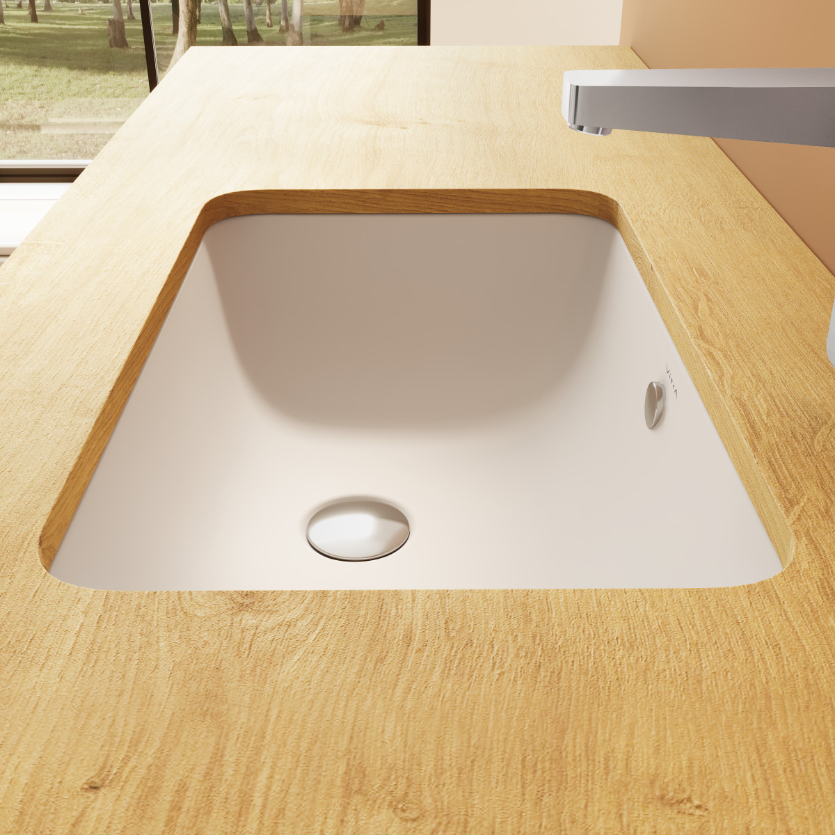 Встраиваемая снизу раковина VitrA S20 7475B003-0618 55 x 37 см прямоугольная белая антибактериальное покрытие Hygiene (Хайджн)