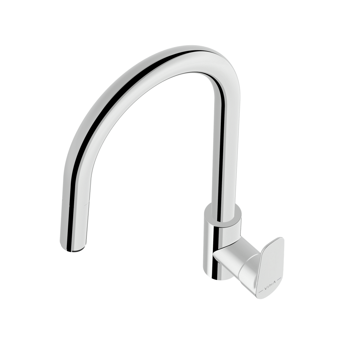 Смеситель для кухни VitrA Flow Soft (Флоу Софт) A43445EXP с поворотным изливом однорычажный хром латунь