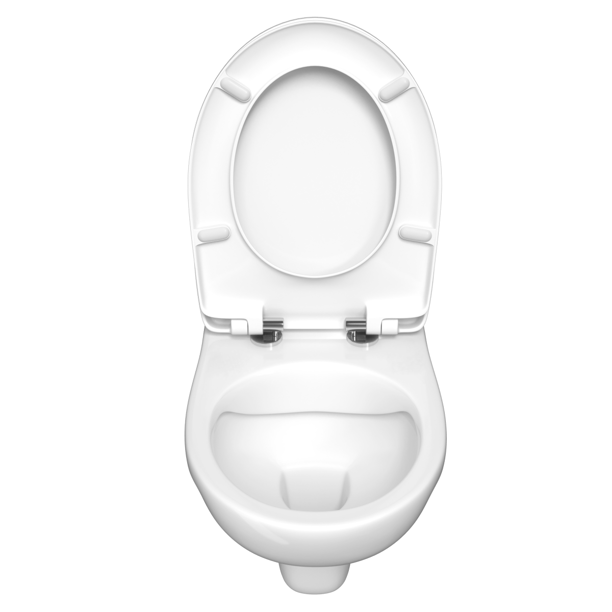 Подвесной унитаз VitrA S10 7855B003-0075 безободковый SpinFlush белый санитарный фарфор антибактериальное покрытие Hygiene (Хайджн)