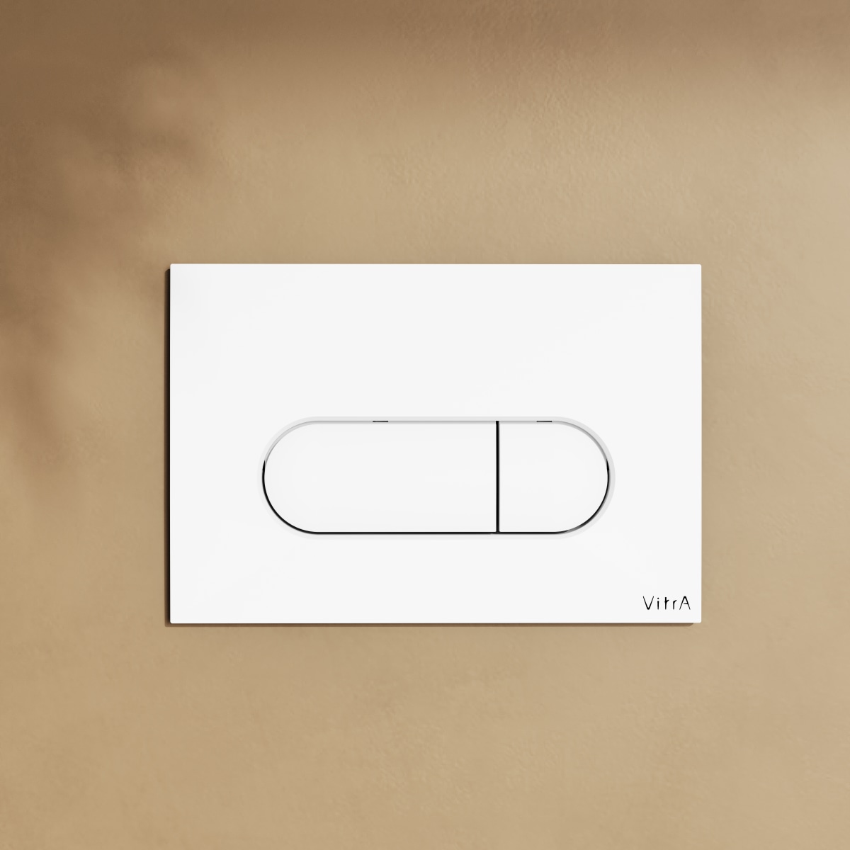 Кнопка смыва для инсталляции VitrA Root Round (Рут Раунд) 740-2200 глянцевая белая двойный смыв