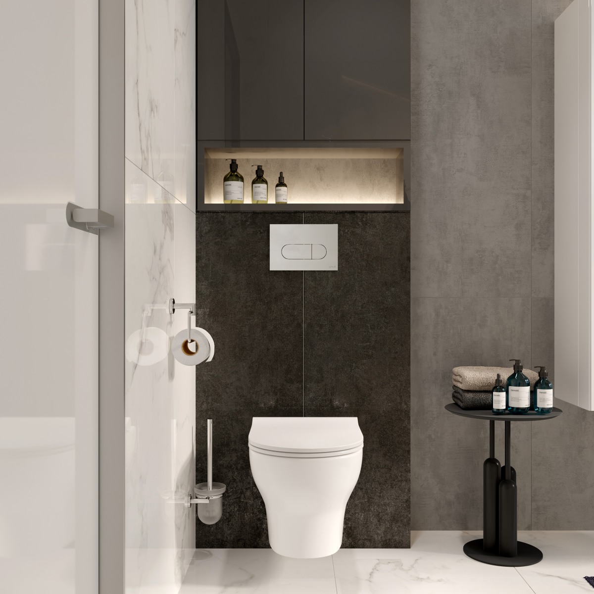 Подвесной унитаз VitrA Zentrum Round (Зентрум Раунд) 7786B003-0075 безободковый SmoothFlush (Смусфлаш) белый санитарный фарфор антибактериальное покрытие Hygiene (Хайджн)