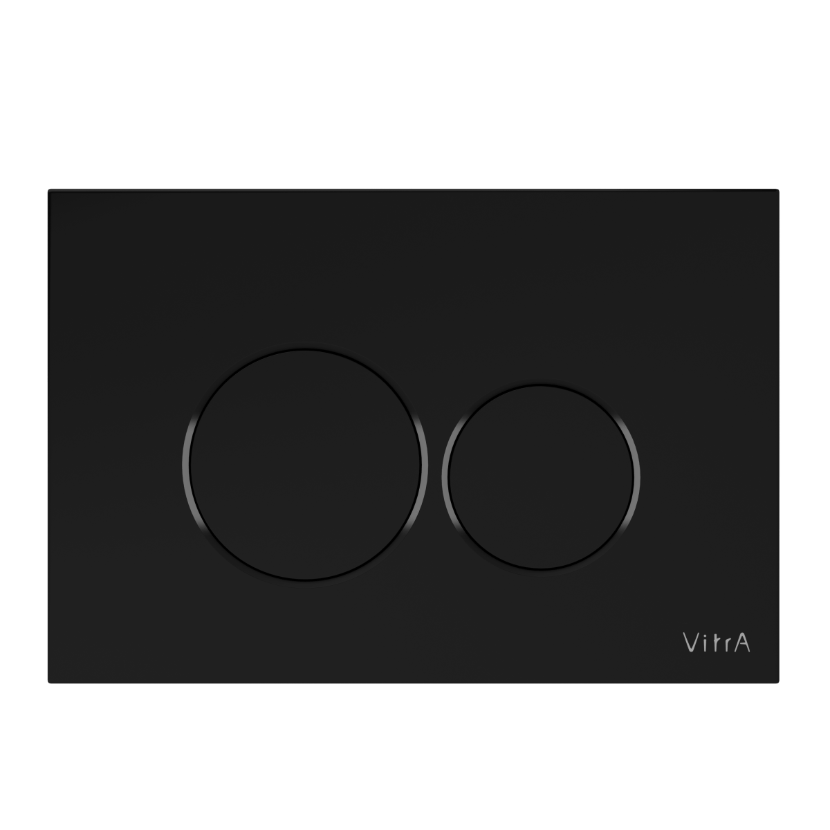 Кнопка смыва для инсталляции VitrA Origin (Ориджин) 740-2450 глянцевая черная двойный смыв
