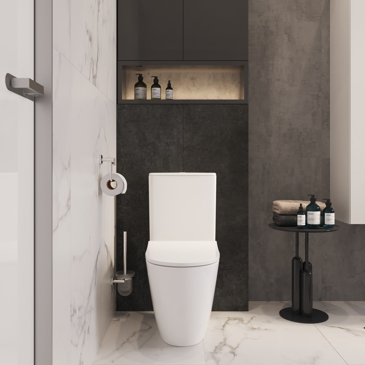 Унитаз-компакт напольный VitrA Sento (Сенто) 9830B003-7204 с сиденьем микролифт белый санитарный фарфор антибактериальное покрытие Hygiene (Хайджн)