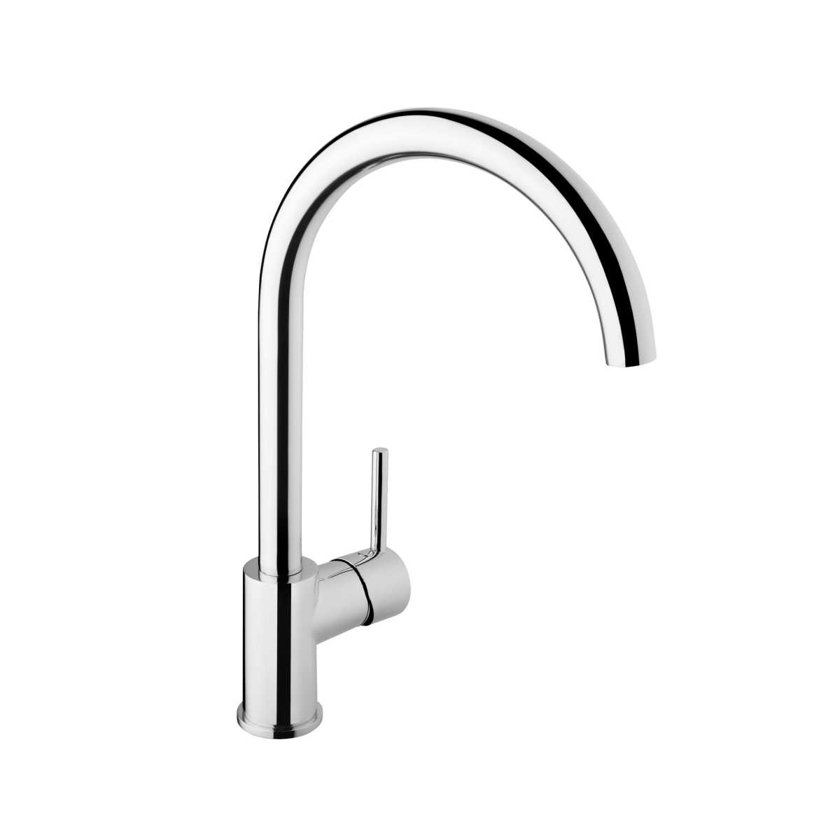 Смеситель для кухни VitrA Minimax S (Минимакс С) A42091EXP с поворотным изливом однорычажный хром латунь