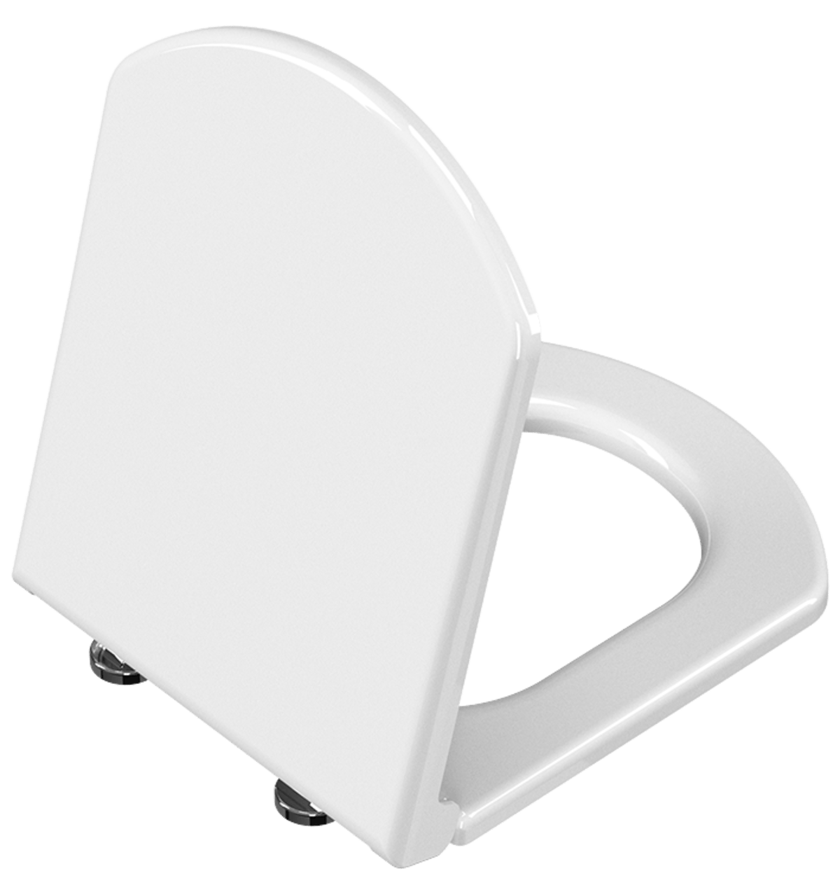 Сиденье для унитаза VitrA Serenada (Серенада) 124-003-009 квадратное белое дюропласт с микролифтом