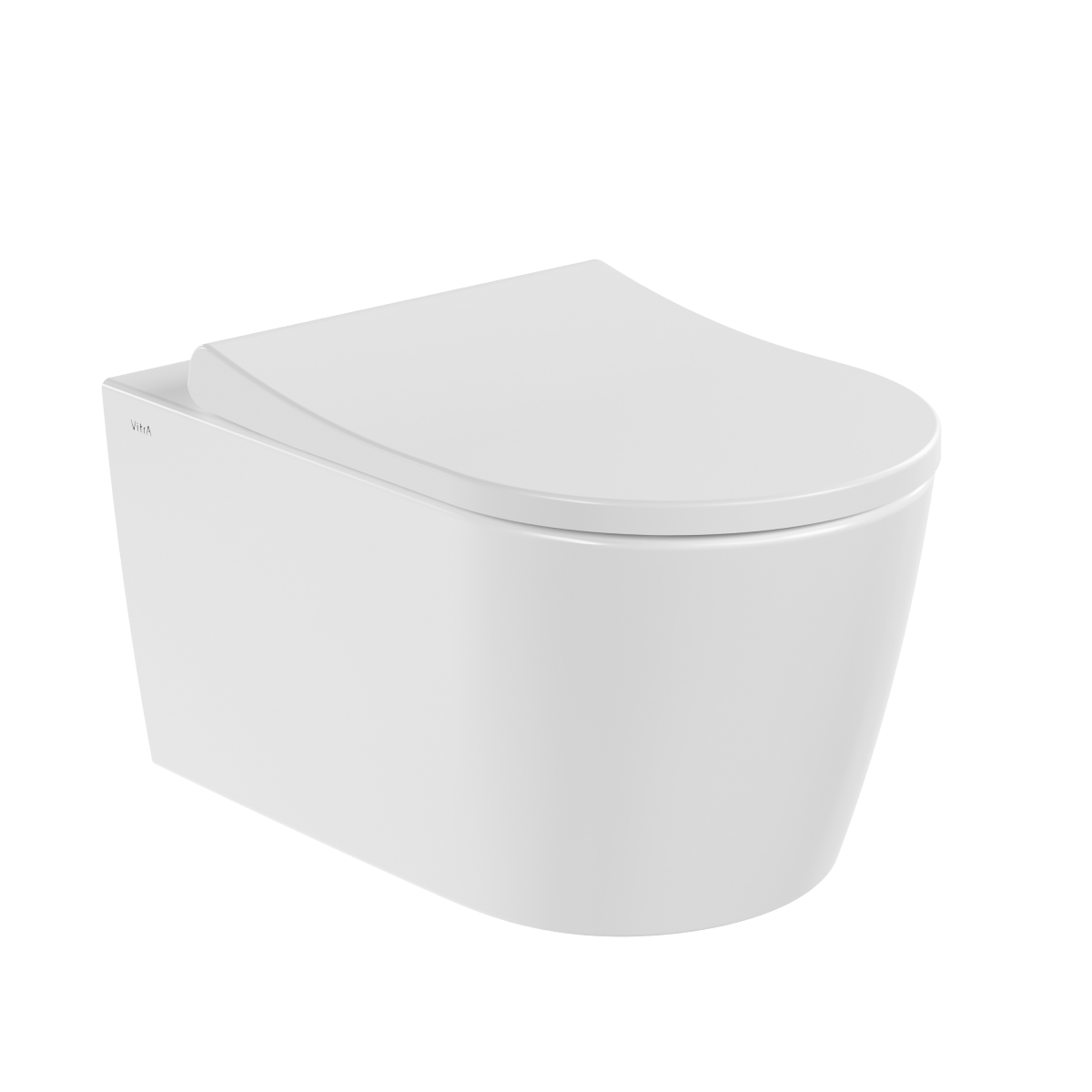 Подвесной унитаз VitrA Metropole Round (Метрополь Раунд) 7910B003-6429 безободковый QuantumFlush (Квантум Флаш) с сиденьем микролифт белый санитарный фарфор