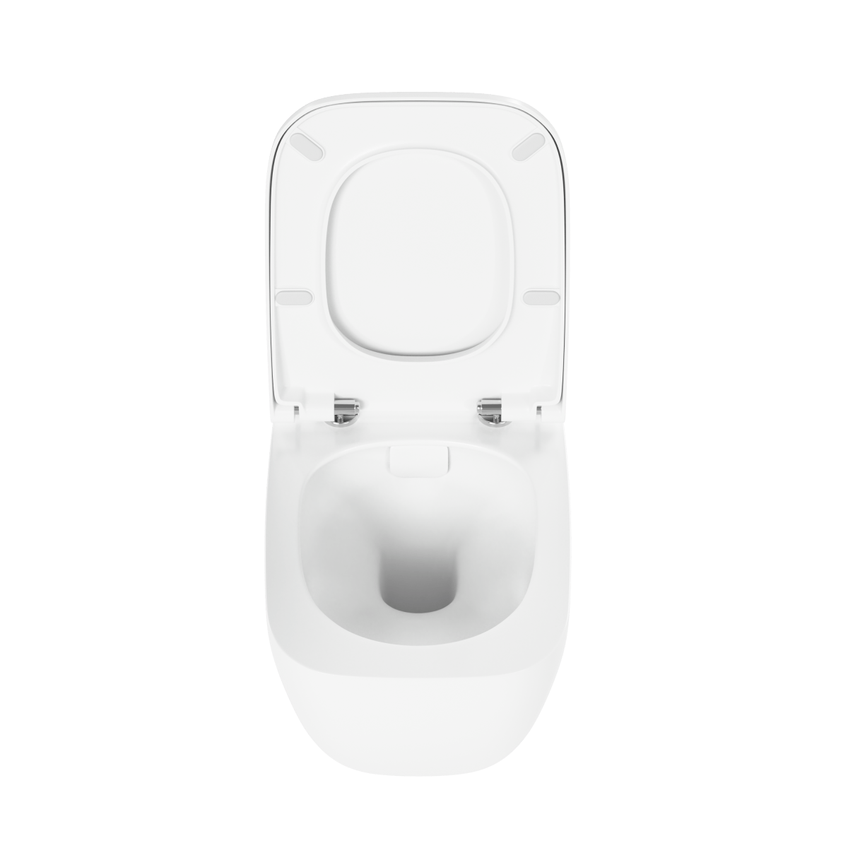 Инсталляция с унитазом VitrA Shift (Шифт) 9855B003-7206 комплект 4 в 1 с сиденьем микролифт безободковый Rim-ex (Рим-экс) цвет клавиши хром