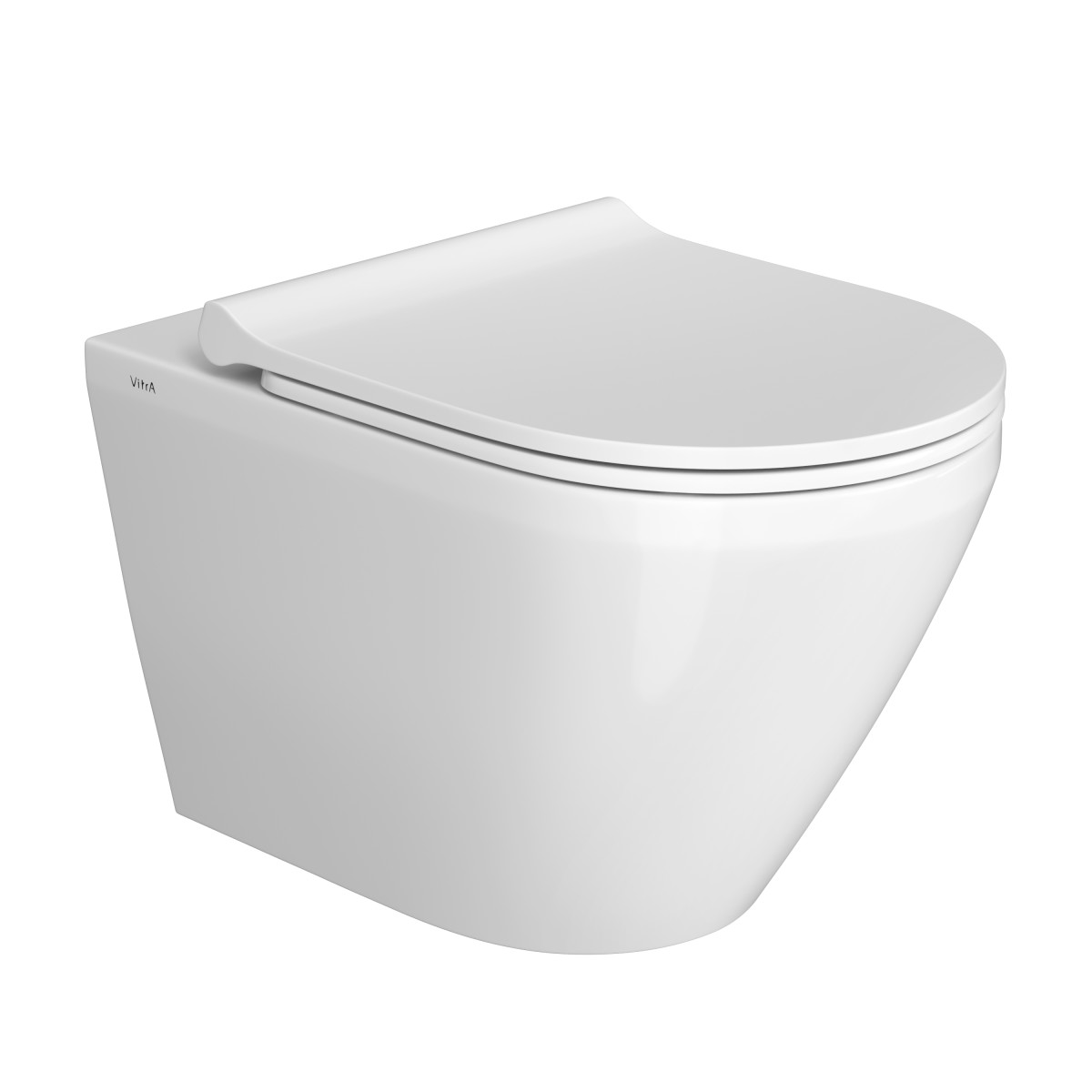 Инсталляция с унитазом VitrA Integra Round (Интегра Раунд) 9004B003-7202 комплект 4 в 1 с сиденьем микролифт безободковый цвет клавиши матовый хром