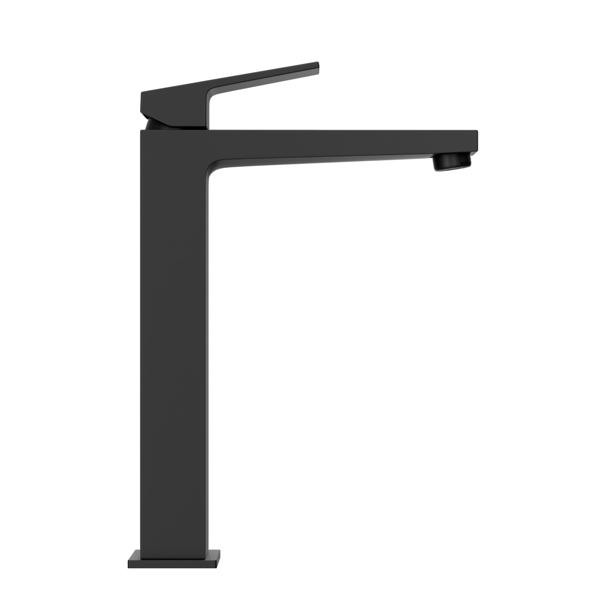 Смеситель для раковины-чаши VitrA Minimax Square (Минимакс Сквуэр) A4372436EXP однорычажный матовый черный латунь