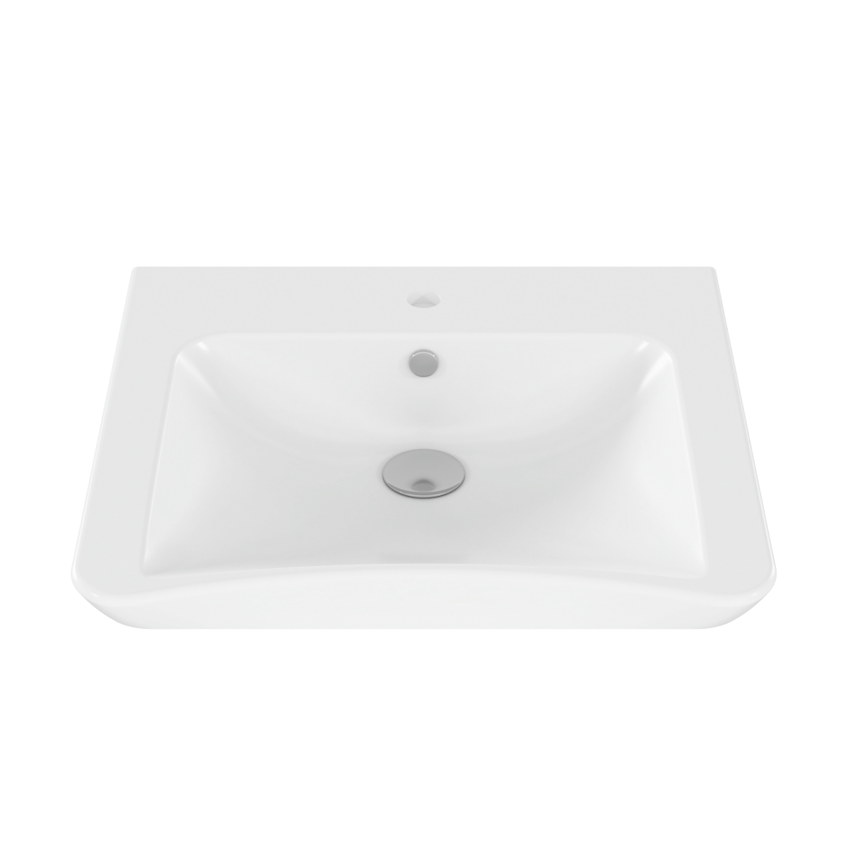 Раковина VitrA Conforma (Конформа) 5289B003-0001 60 x 55 см белая антибактериальное покрытие Hygiene (Хайджн)