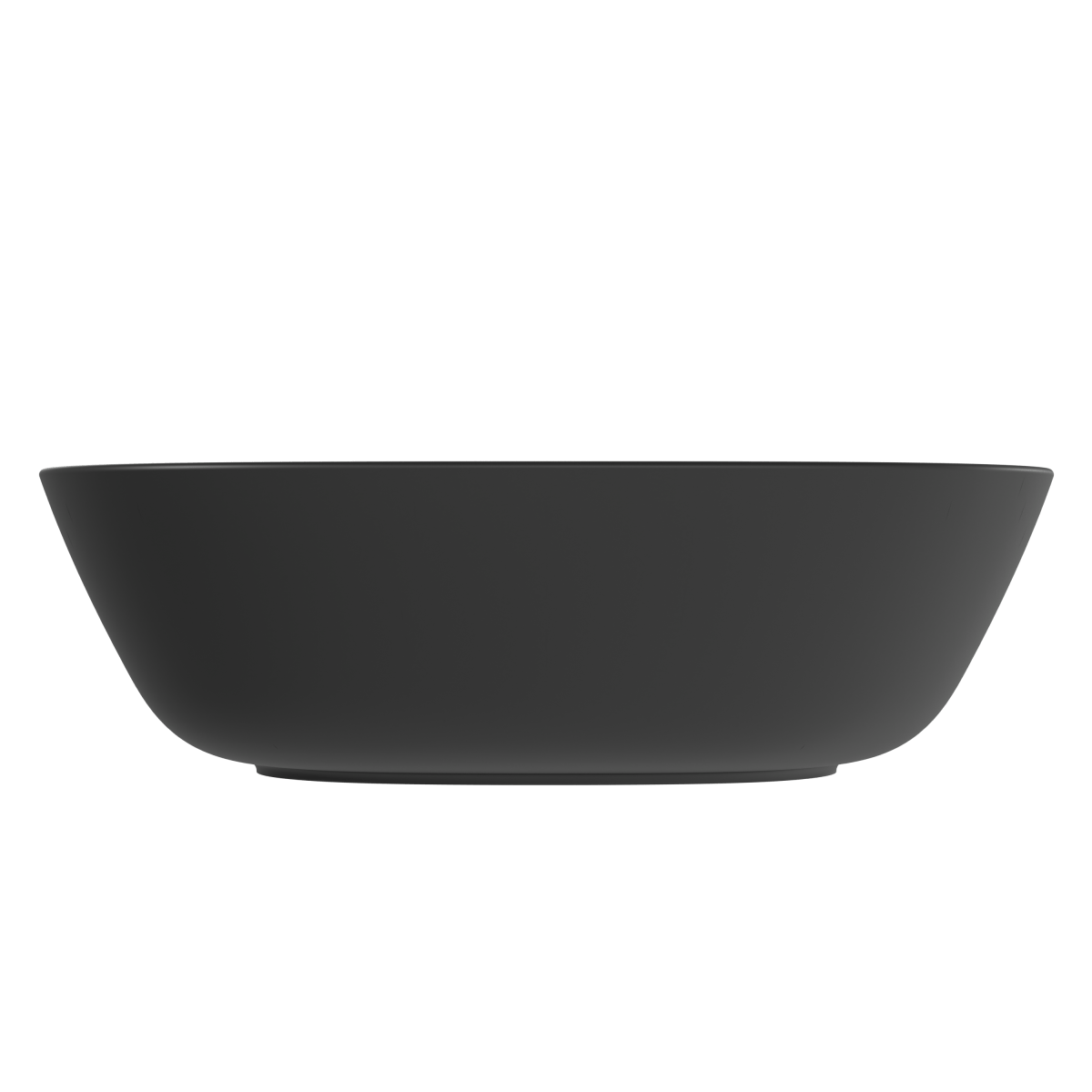 Раковина чаша VitrA Plural (Плюрал) 7810B483-0016 45 x 38 см накладная матовая черная антибактериальное покрытие Hygiene + Clean (Хайджн + Клин)