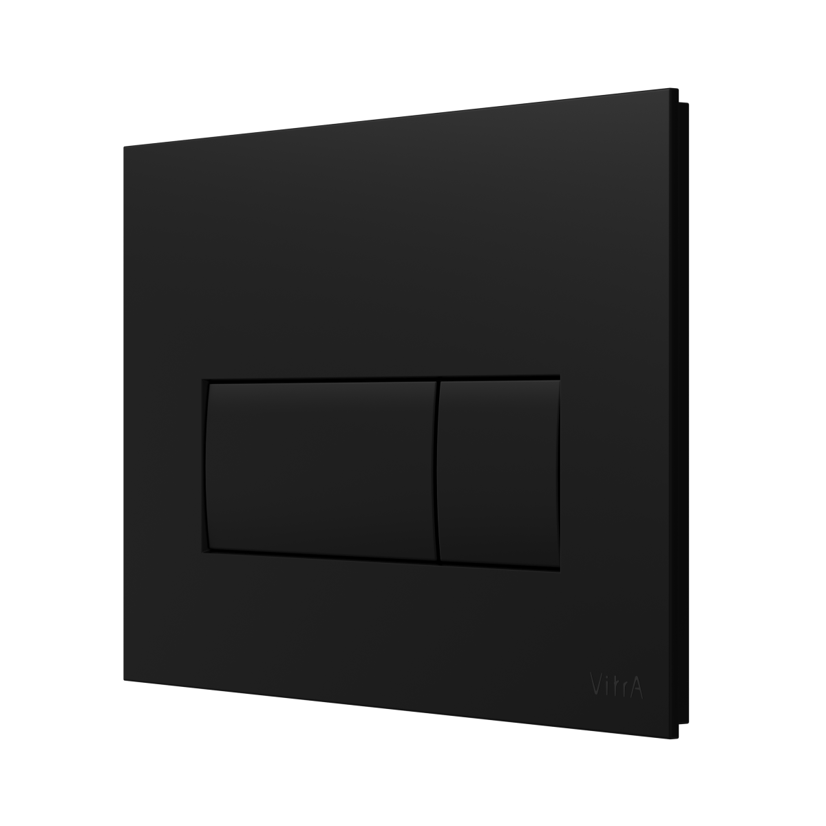 Кнопка смыва для инсталляции VitrA Root Square (Рут Скуэр) 740-2311 матовая черная двойный смыв