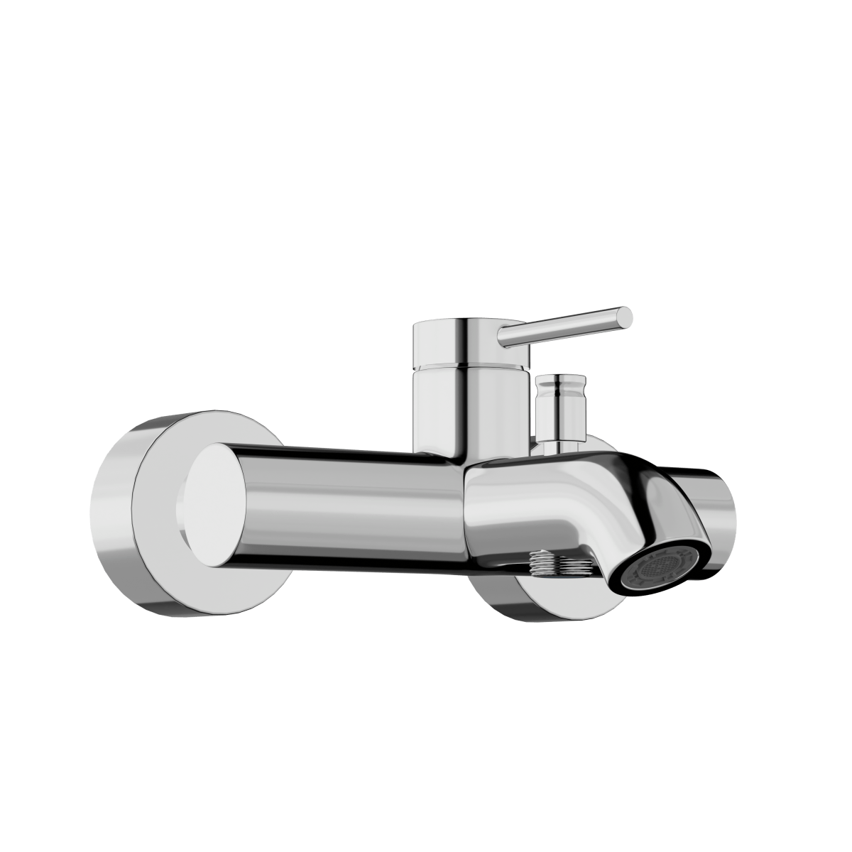 Настенный смеситель для ванны VitrA Minimax Round (Минимакс Раунд) A43548EXP однорычажный хром латунь