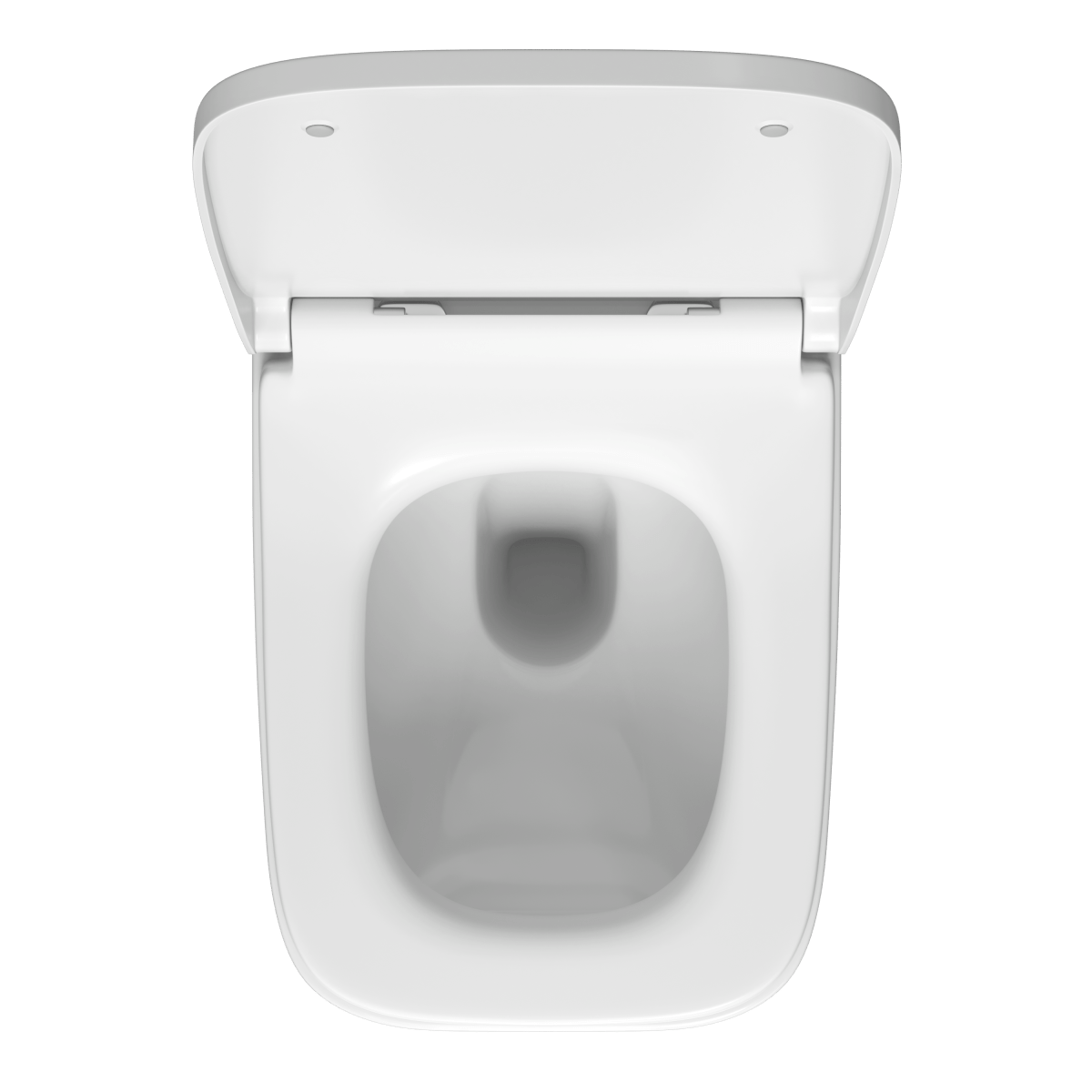 Подвесной унитаз VitrA Zentrum Square (Зентрум Скуэр) 7484B003-0075 безободковый SmoothFlush (Смусфлаш) белый санитарный фарфор антибактериальное покрытие Hygiene (Хайджн)