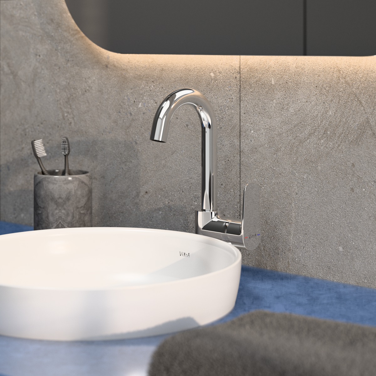 Смеситель для раковины VitrA Flow Soft (Флоу Софт) A43160EXP однорычажный хром латунь