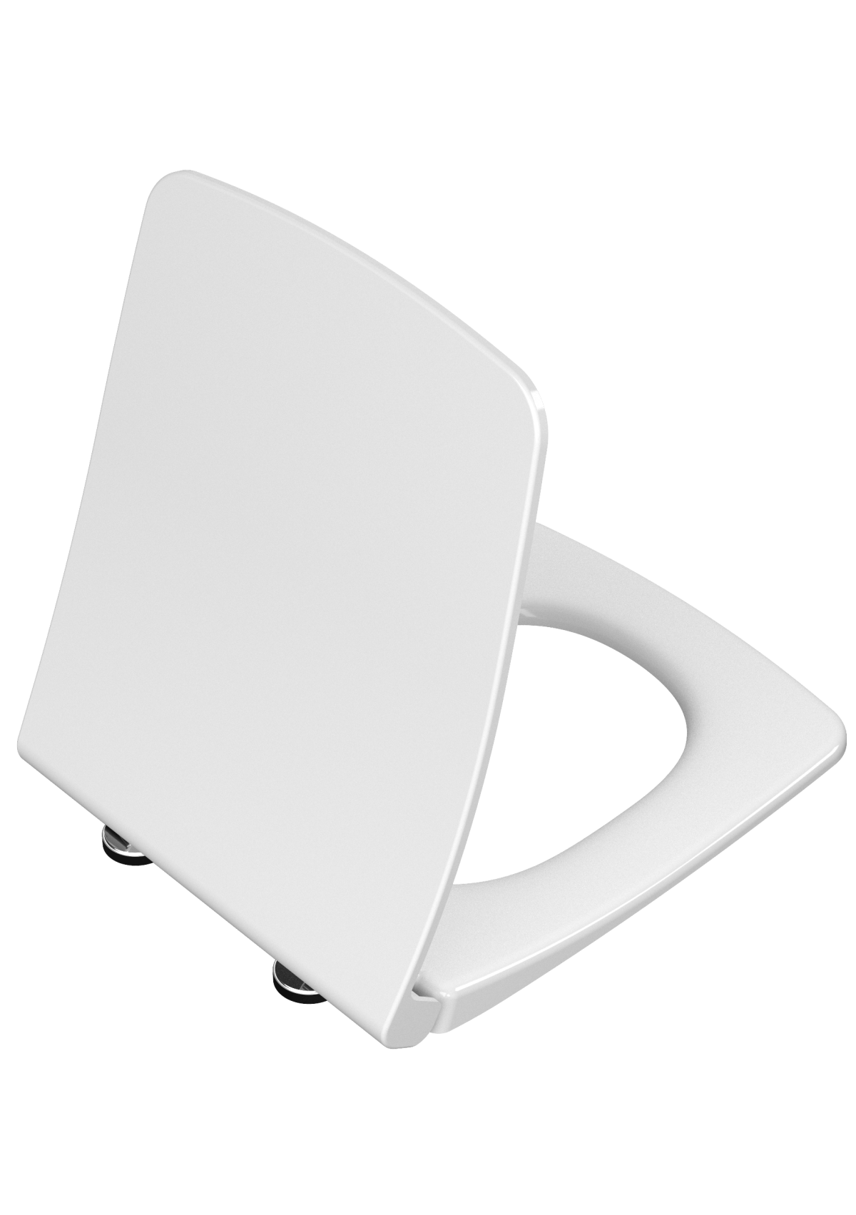 Сиденье для унитаза VitrA Metropole (Метрополь) 122-003-009 квадратное белое дюропласт с микролифтом
