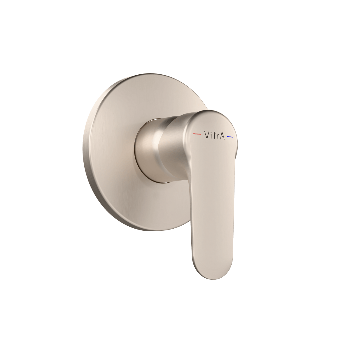 Встраиваемый смеситель для ванны VitrA Root Round (Рут Раунд) A4272834EXP брашированный никель