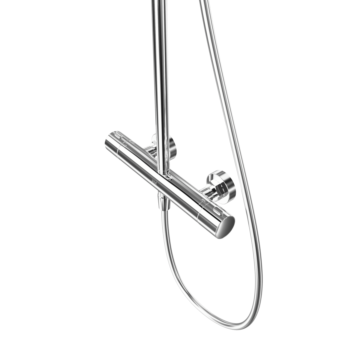 Душевая система VitrA Joy (Джой) A47298EXP с термостатическим смесителем и ручным душем хром