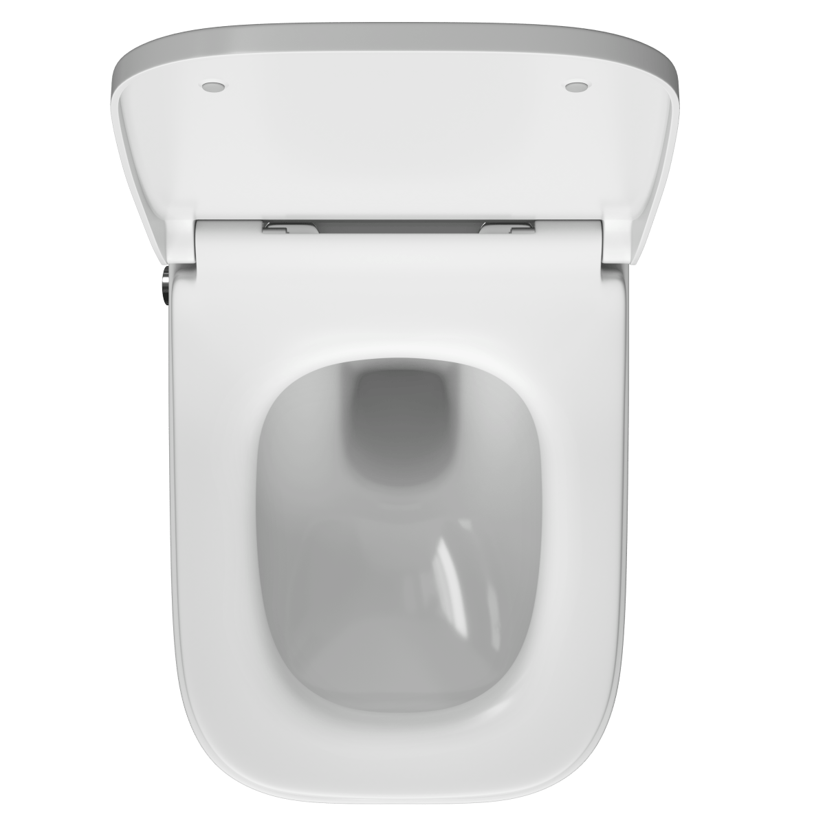 Подвесной унитаз VitrA Integra Square (Интегра Скуэр) 7082B003-7209 безободковый Rim-ex (Рим-экс) белый санитарный фарфор антибактериальное покрытие Hygiene (Хайджн)