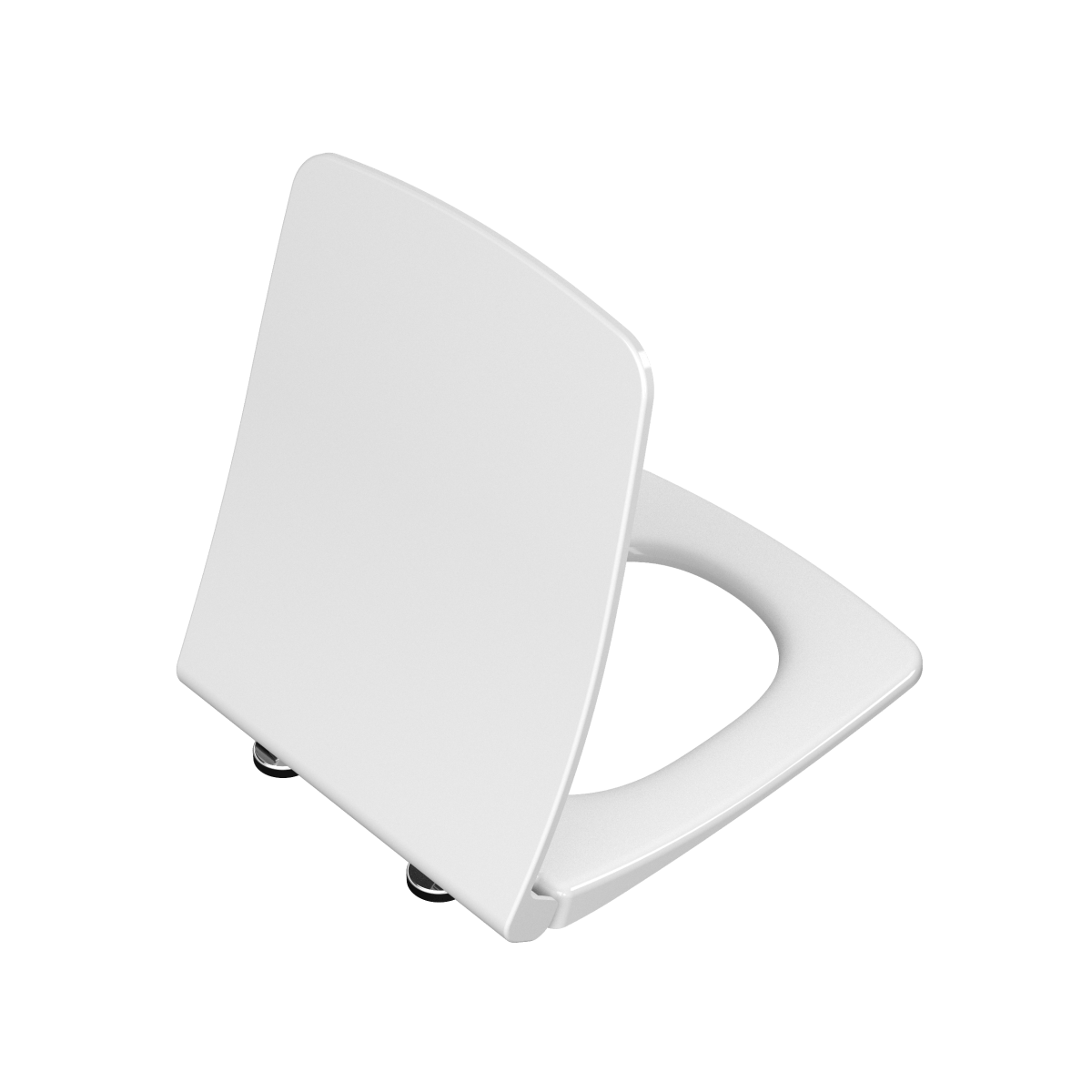 Сиденье для унитаза VitrA Metropole (Метрополь) 122-003-009 квадратное белое дюропласт с микролифтом