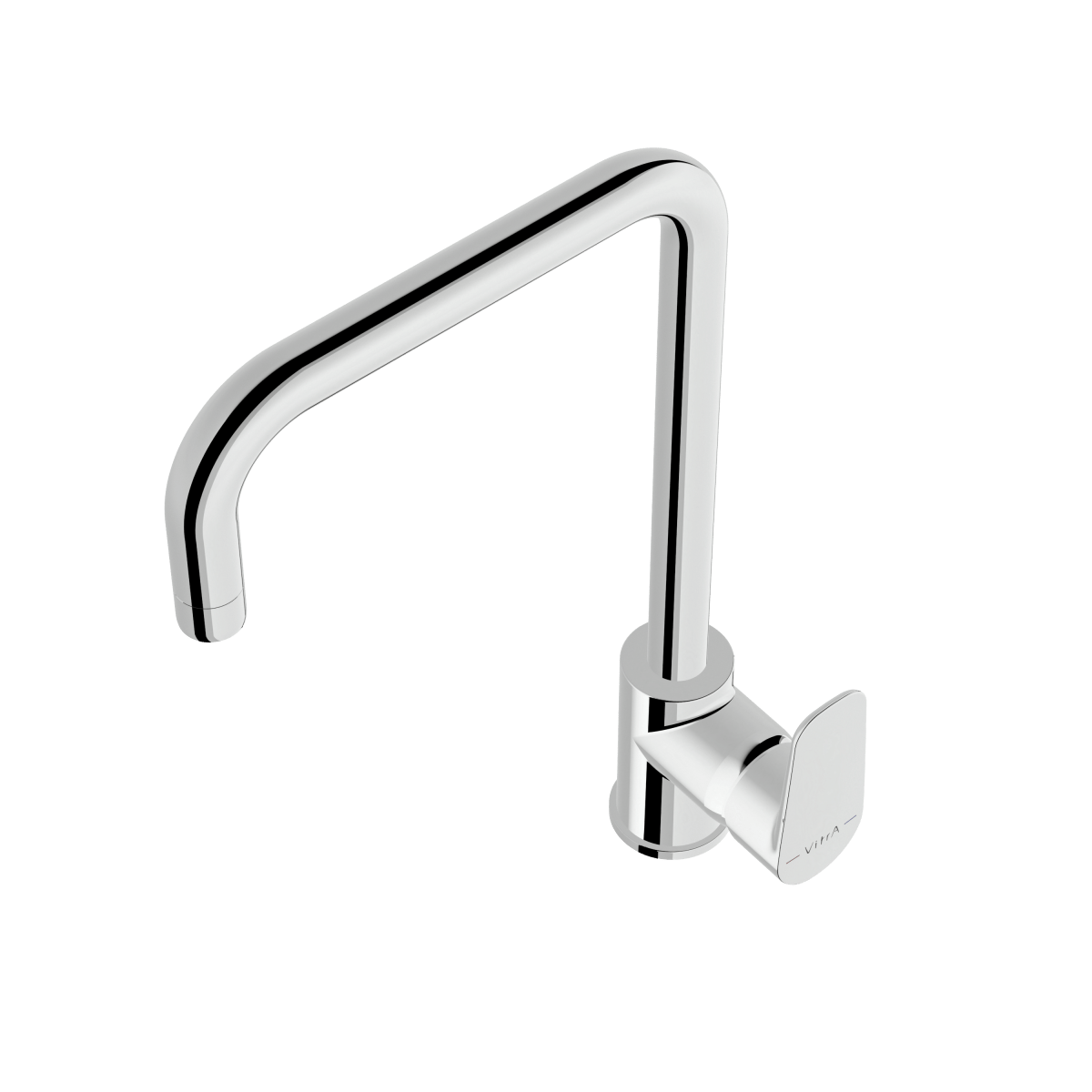 Смеситель для кухни VitrA Flow Soft (Флоу Софт) A43426EXP с поворотным изливом однорычажный хром латунь