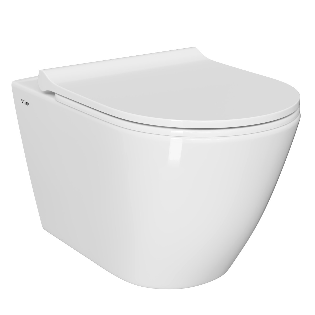 Инсталляция с унитазом VitrA Sanibelle (Санибель) 9878B003-7200 комплект 4 в 1 с сиденьем микролифт безободковый цвет клавиши глянцевый хром