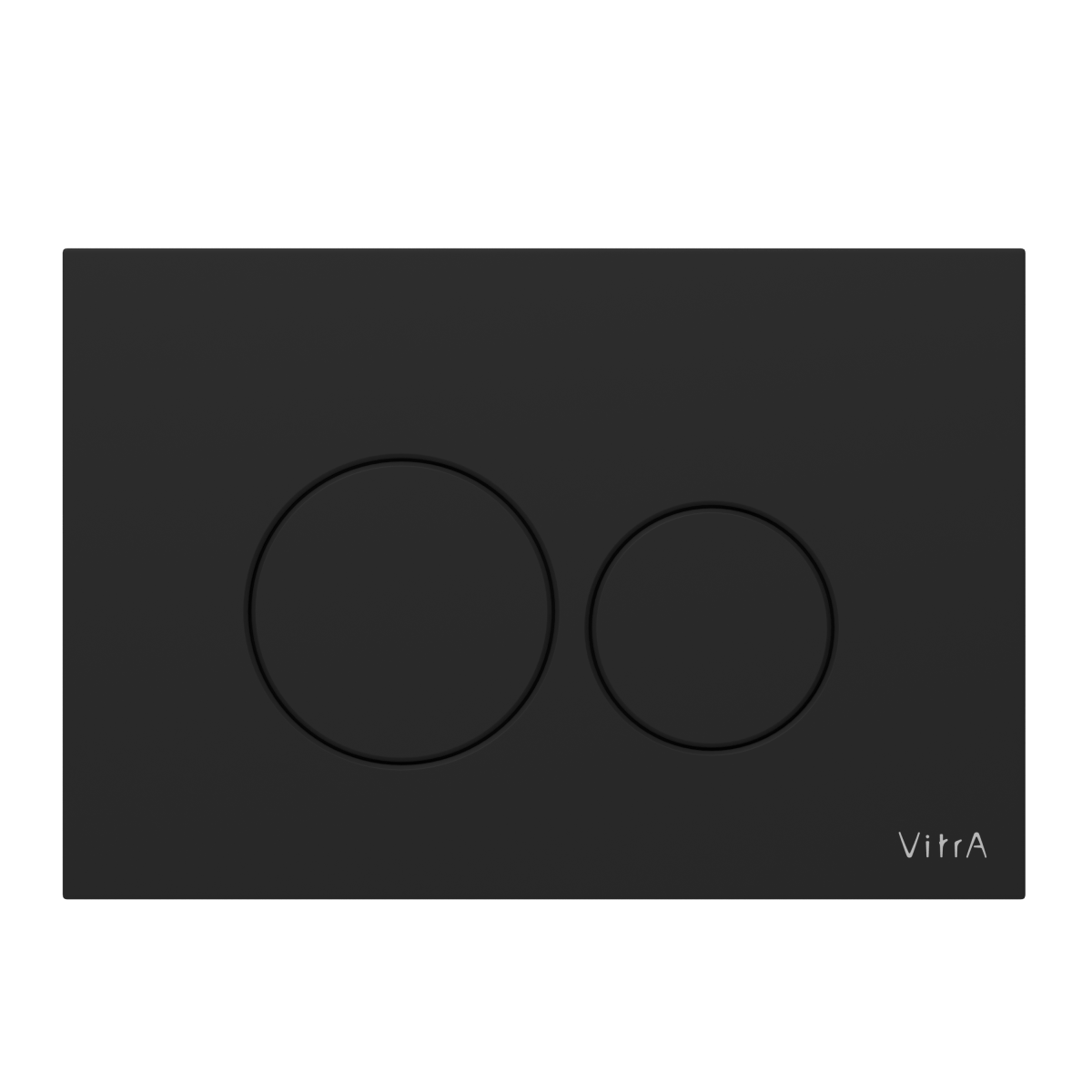 Кнопка смыва для инсталляции VitrA Origin (Ориджин) 740-2411 матовая черная двойный смыв