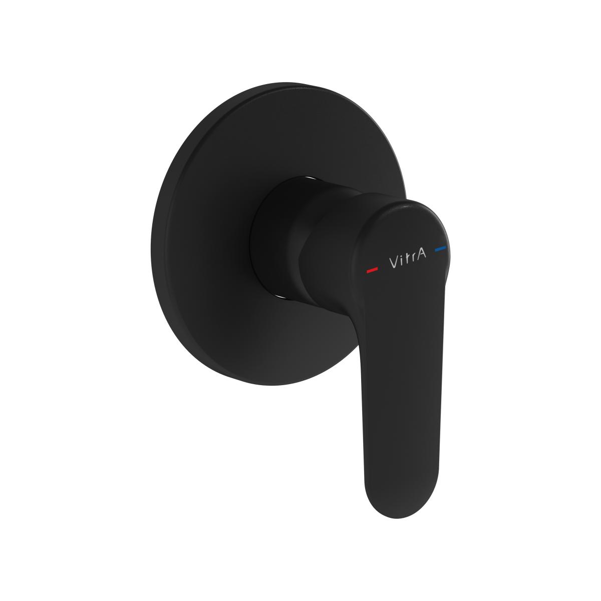 Встраиваемый смеситель для ванны VitrA Root (Рут) Round (Раунд) (Рут Раунд) A4272836EXP матовый черный