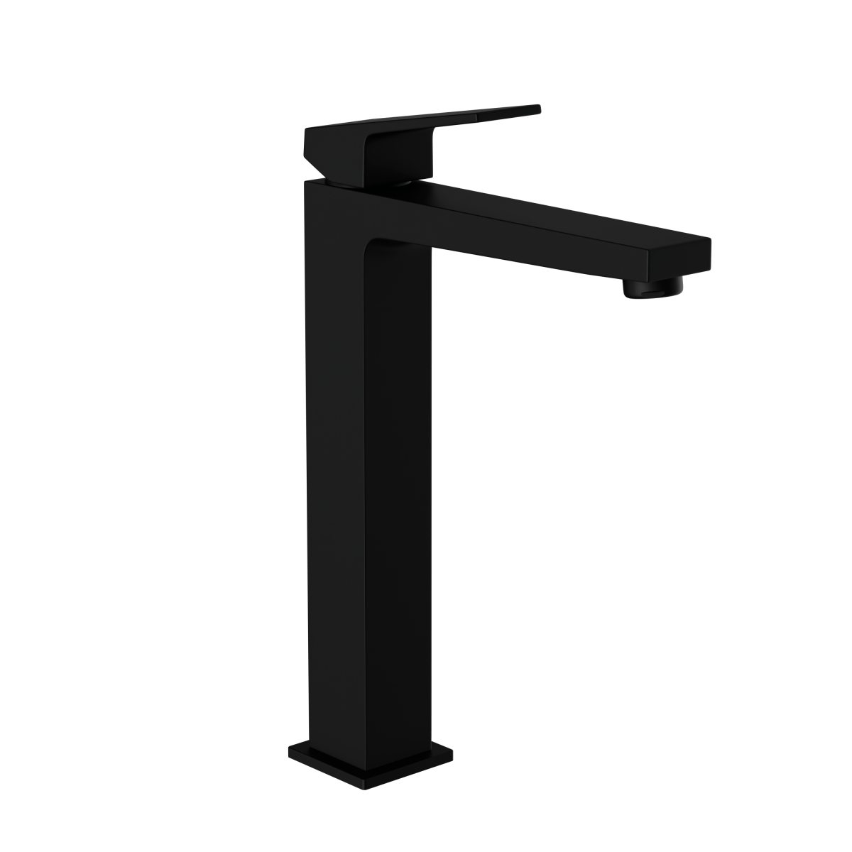 Смеситель для раковины-чаши VitrA Minimax Square (Минимакс Сквуэр) A4372436EXP однорычажный матовый черный латунь