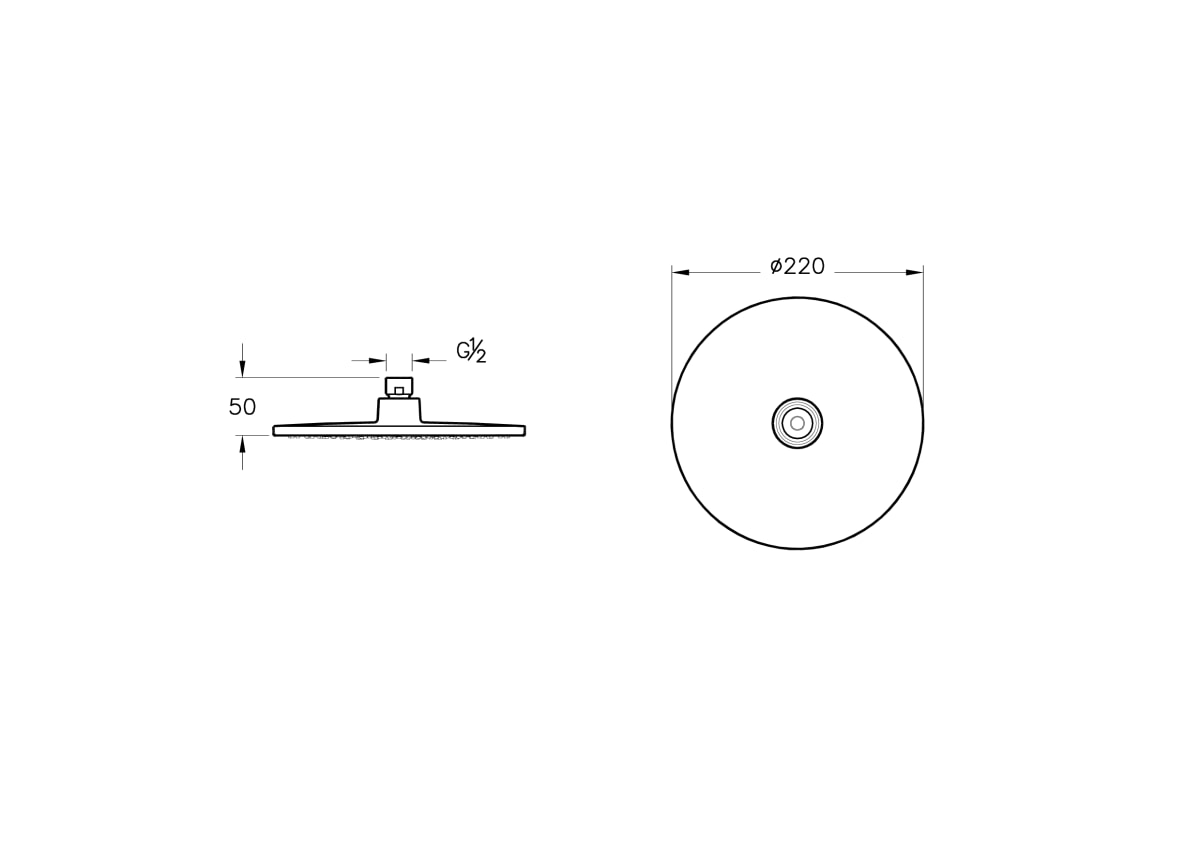 Встраиваемый душевой комплект VitrA Root Round (Рут Раунд) A49307EXP с термостатом хром латунь