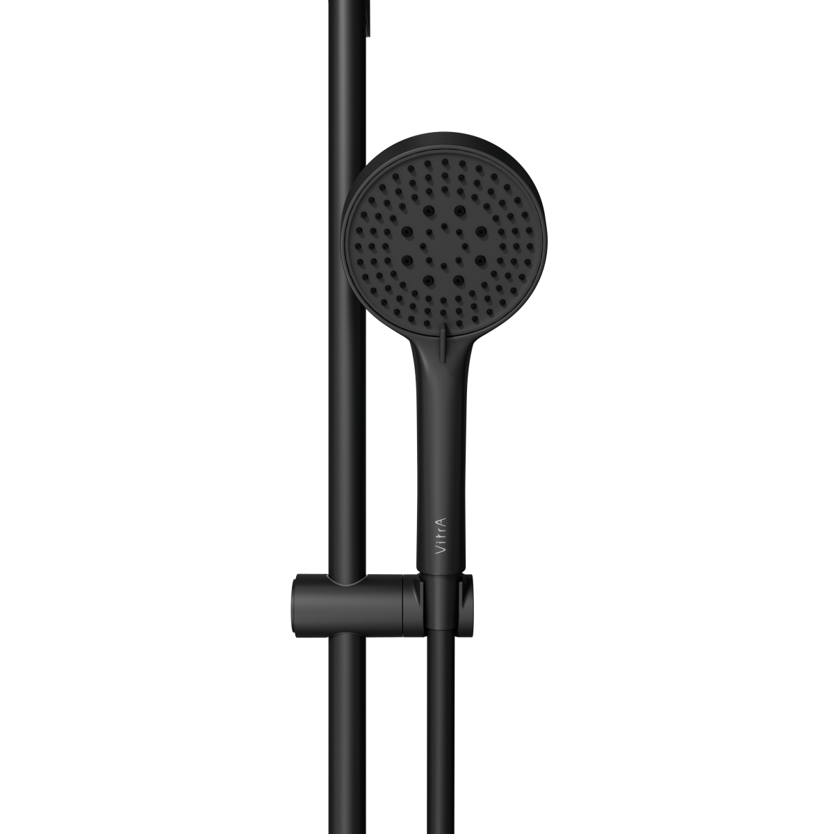 Душевая стойка VitrA Base Round (Бейс Раунд) A4590836EXP с ручным душем без смесителя матовая черная