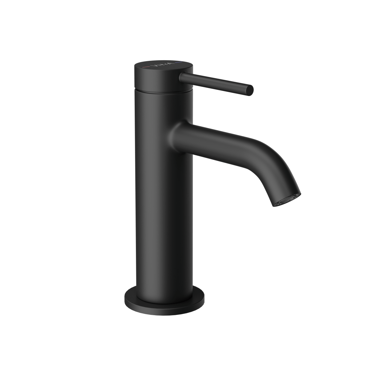 Смеситель для раковины VitrA Minimax Round (Минимакс Раунд) A4353036EXP однорычажный матовый черный латунь