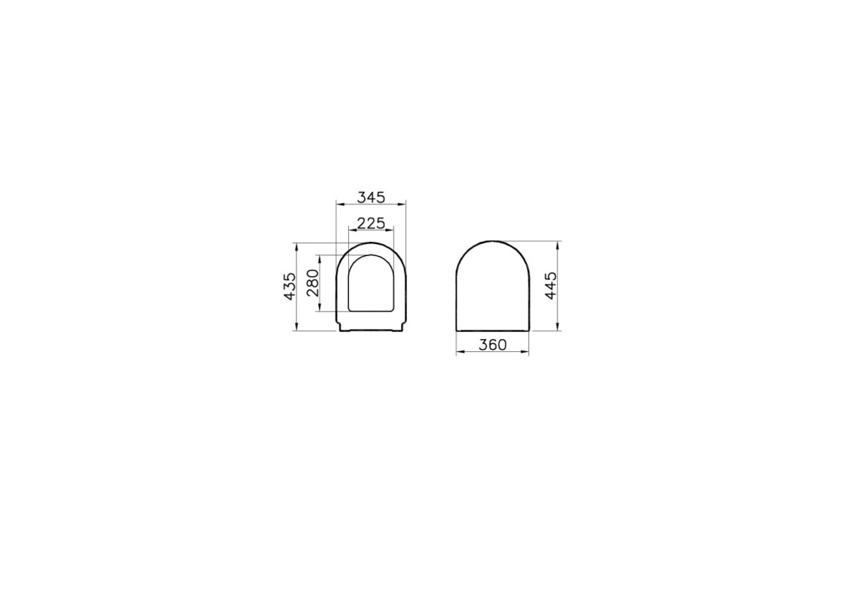 Сиденье для унитаза VitrA S50 72-003-309 круглое белое дюропласт с микролифтом