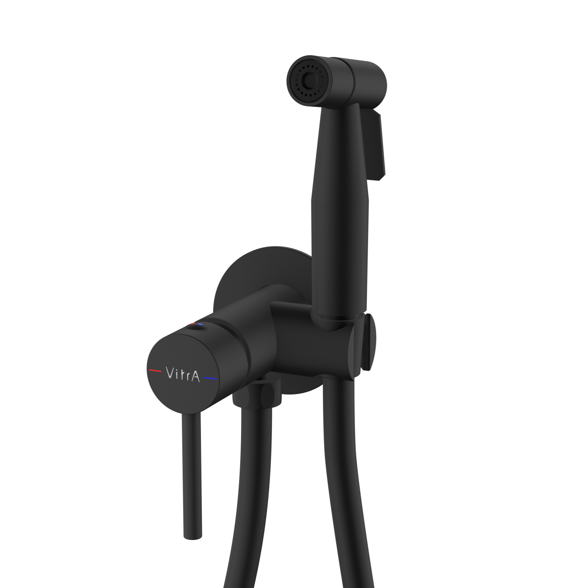 Гигенический душ VitrA A4375136EXP матовый черный латунь