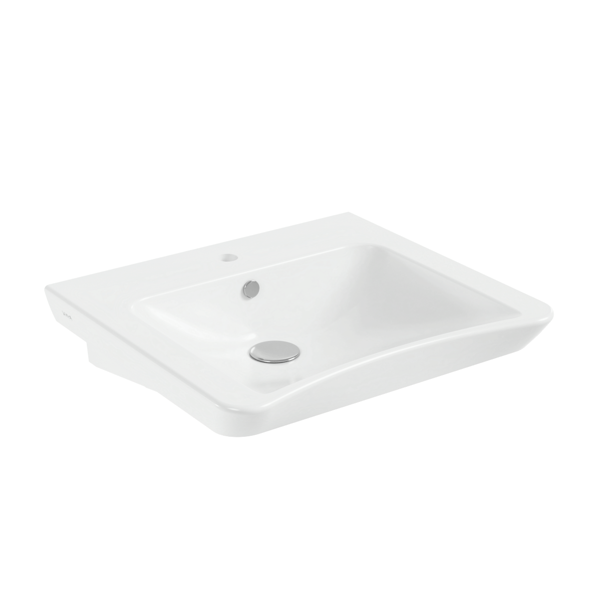 Раковина VitrA Conforma (Конформа) 5289B003-0001 60 x 55 см белая антибактериальное покрытие Hygiene (Хайджн)