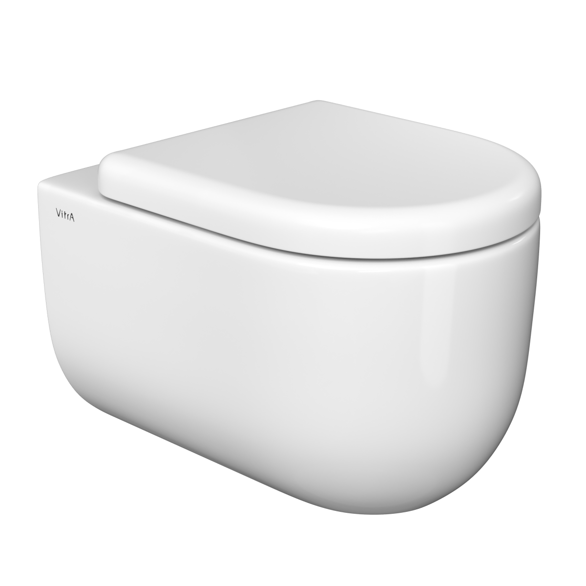 Подвесной унитаз VitrA Liquid (Ликвид) 7321B403-0075 безободковый Rim-ex (Рим-экс) белый санитарный фарфор антибактериальное покрытие Hygiene + Clean (Хайджн + Клин)