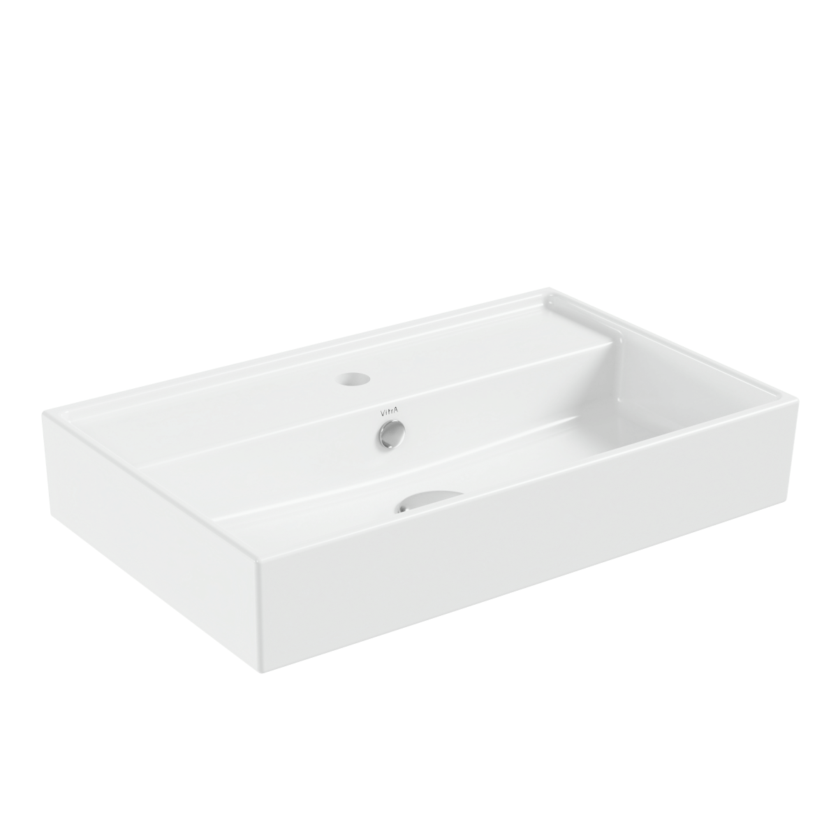 Раковина VitrA ArchiPlan (Архиплан) 7401B003-0001 60 x 38 см белая антибактериальное покрытие Hygiene (Хайджн)
