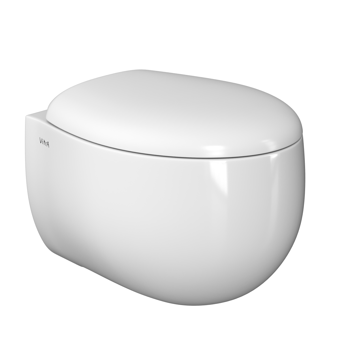 Подвесной унитаз VitrA Memoria (Мемория) 5885B403-0101 безободковый Rim-ex (Рим-экс) белый санитарный фарфор антибактериальное покрытие Hygiene + Clean (Хайджн + Клин)