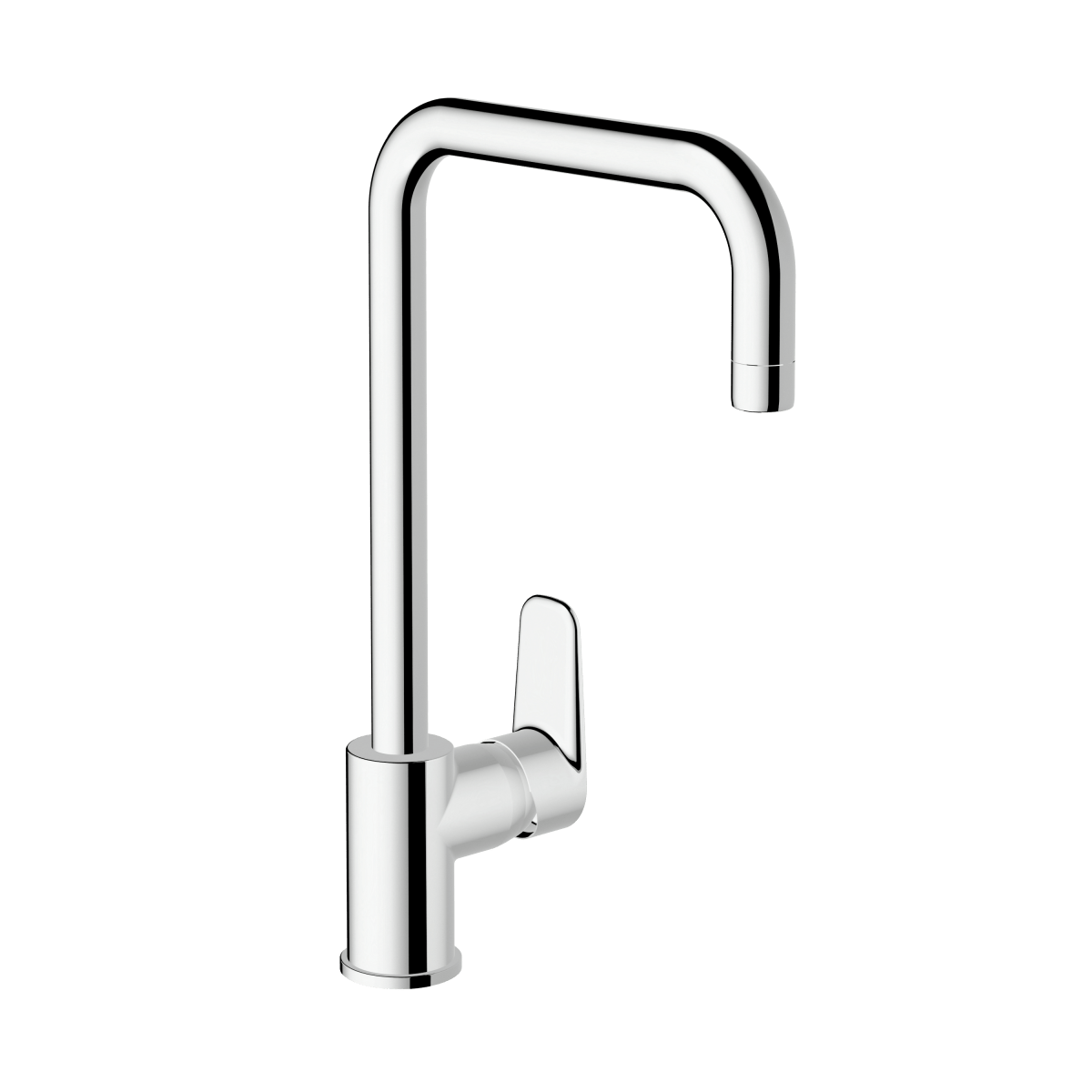 Смеситель для кухни VitrA Flow Soft (Флоу Софт) A43426EXP с поворотным изливом однорычажный хром латунь