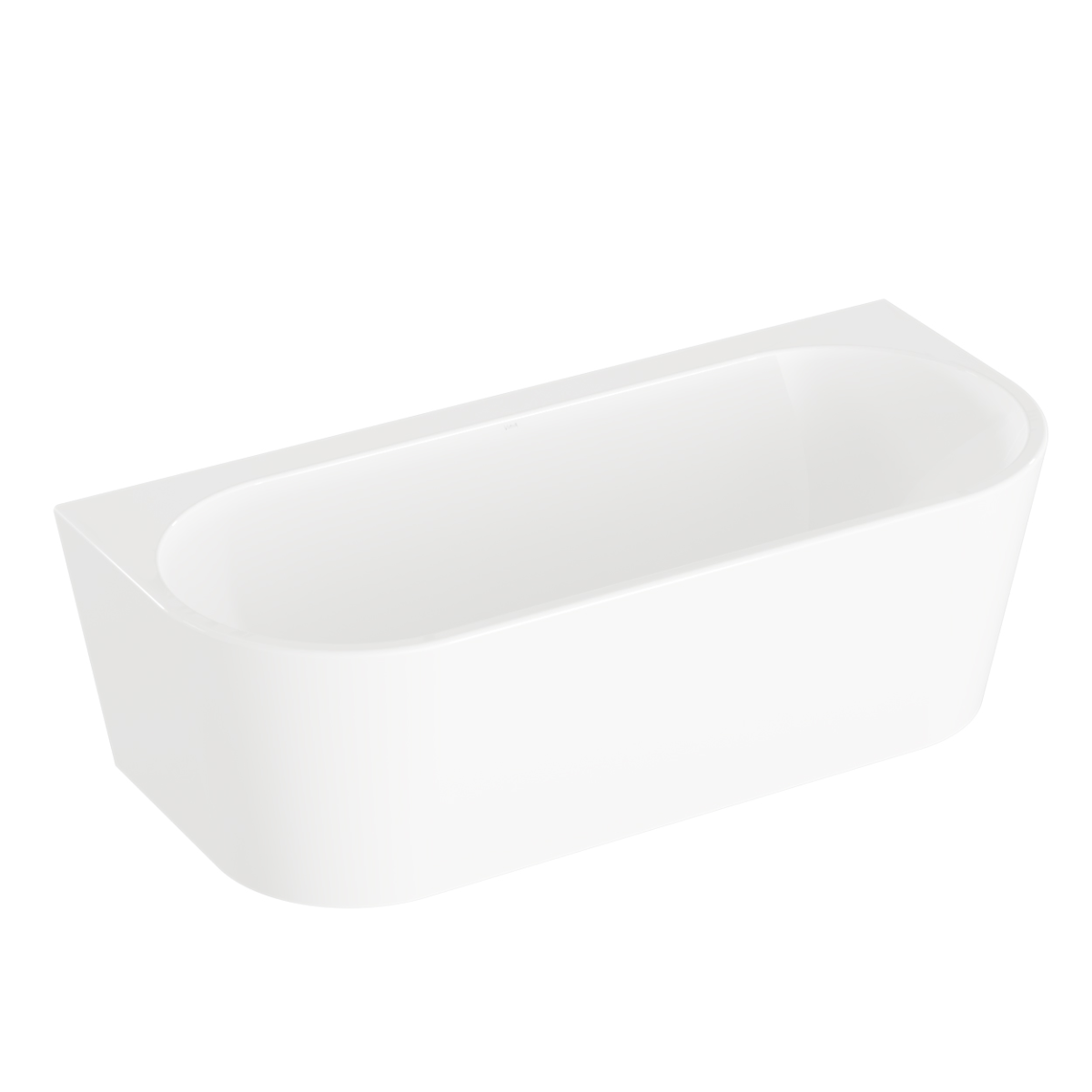 Ванна VitrA Geo (Гео) 65420006000 180 x 80,5 см отдельностоящая акриловая прямоугольная белая