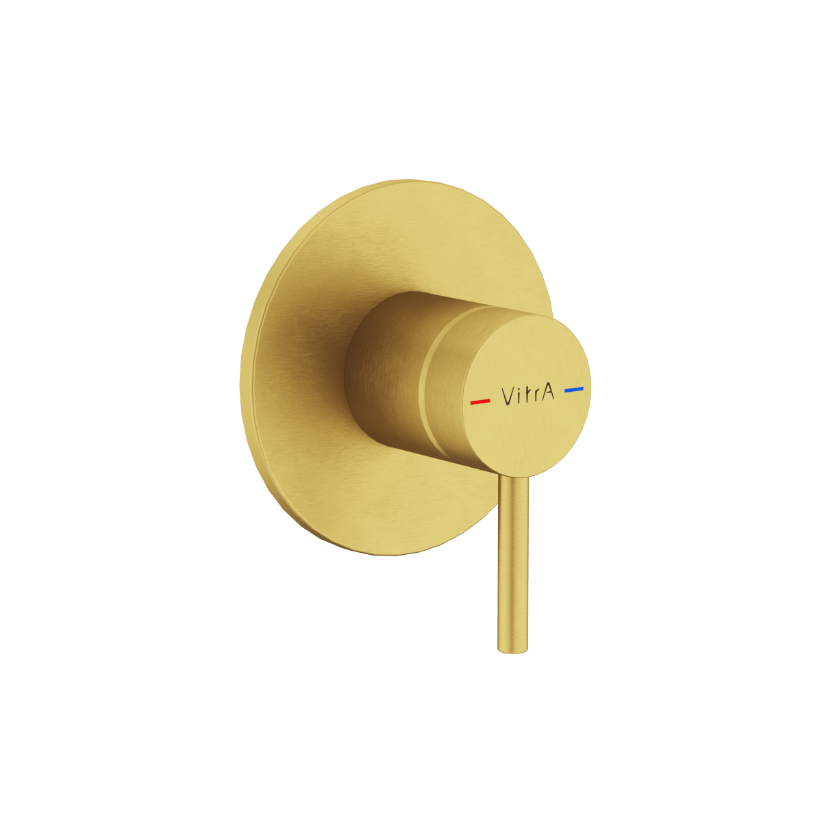 Встраиваемый смеситель для ванны VitrA Minimax Round (Минимакс Раунд) A4371025EXP брашированное золото