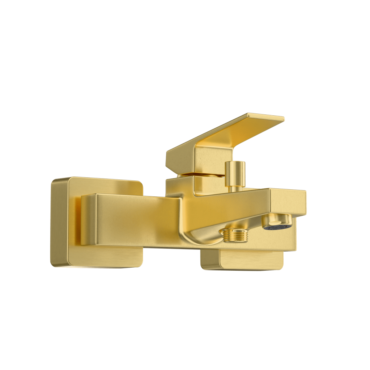 Настенный смеситель для ванны VitrA Minimax Square (Минимакс Сквуэр) A4352025EXP однорычажный брашированное золото латунь