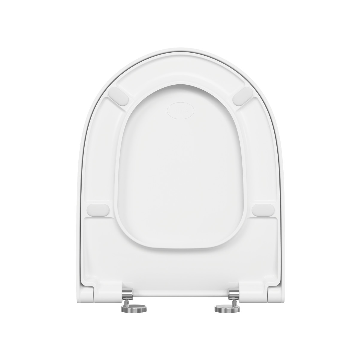 Сиденье для унитаза VitrA Sento (Сенто) 130-003-009 круглое белое дюропласт с микролифтом