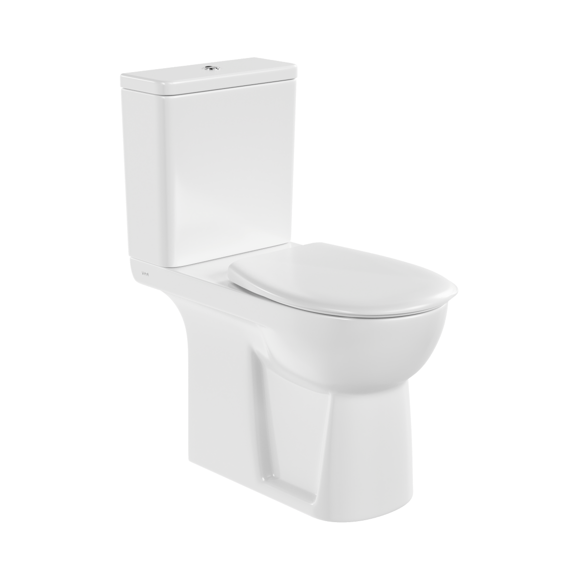 Унитаз-компакт напольный VitrA Conforma (Конформа) 9899B003-7200 с сиденьем без микролифта белый санитарный фарфор антибактериальное покрытие Hygiene (Хайджн)