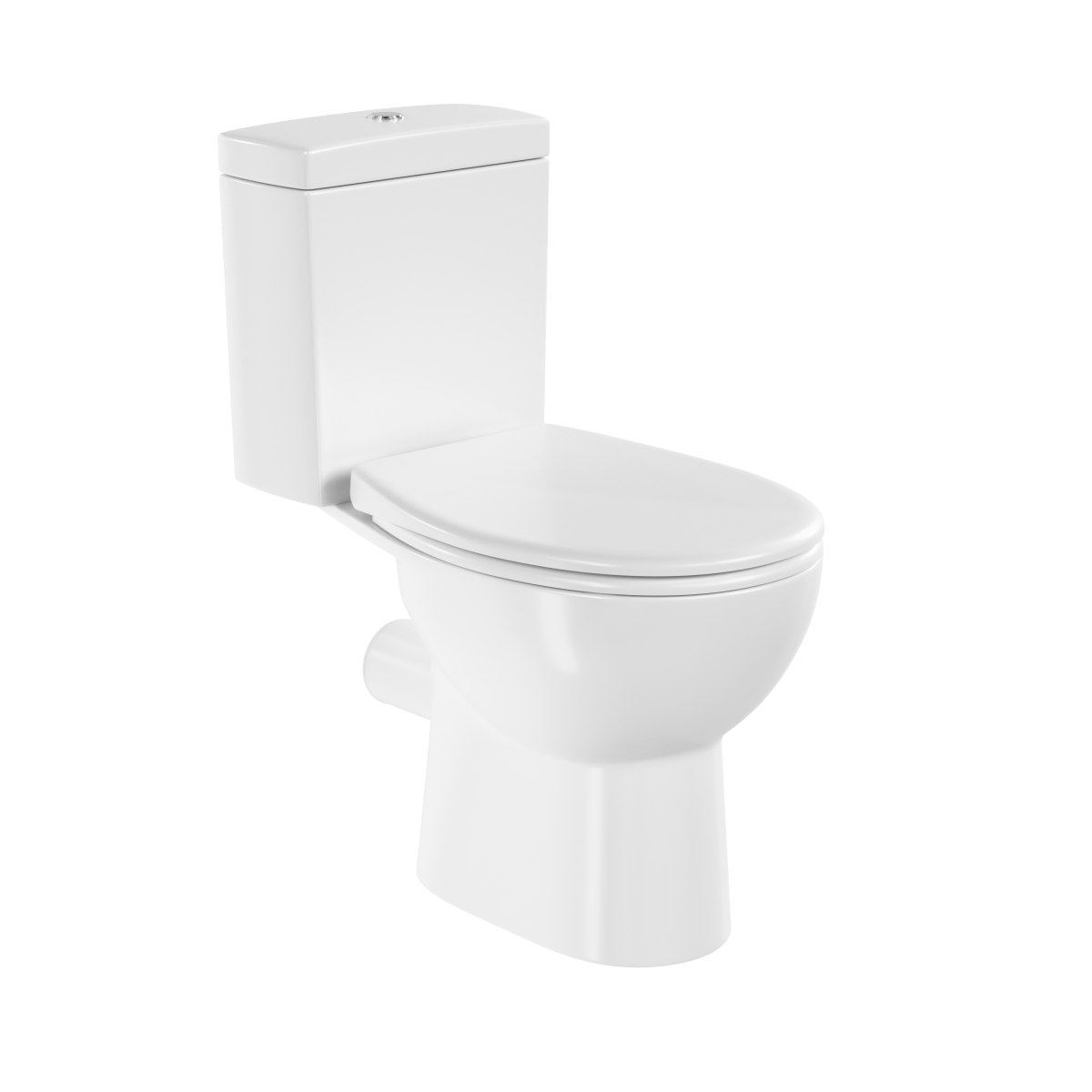 Унитаз-компакт напольный VitrA S10 9864B003-7201 с сиденьем без микролифта белый санитарный фарфор антибактериальное покрытие Hygiene (Хайджн)