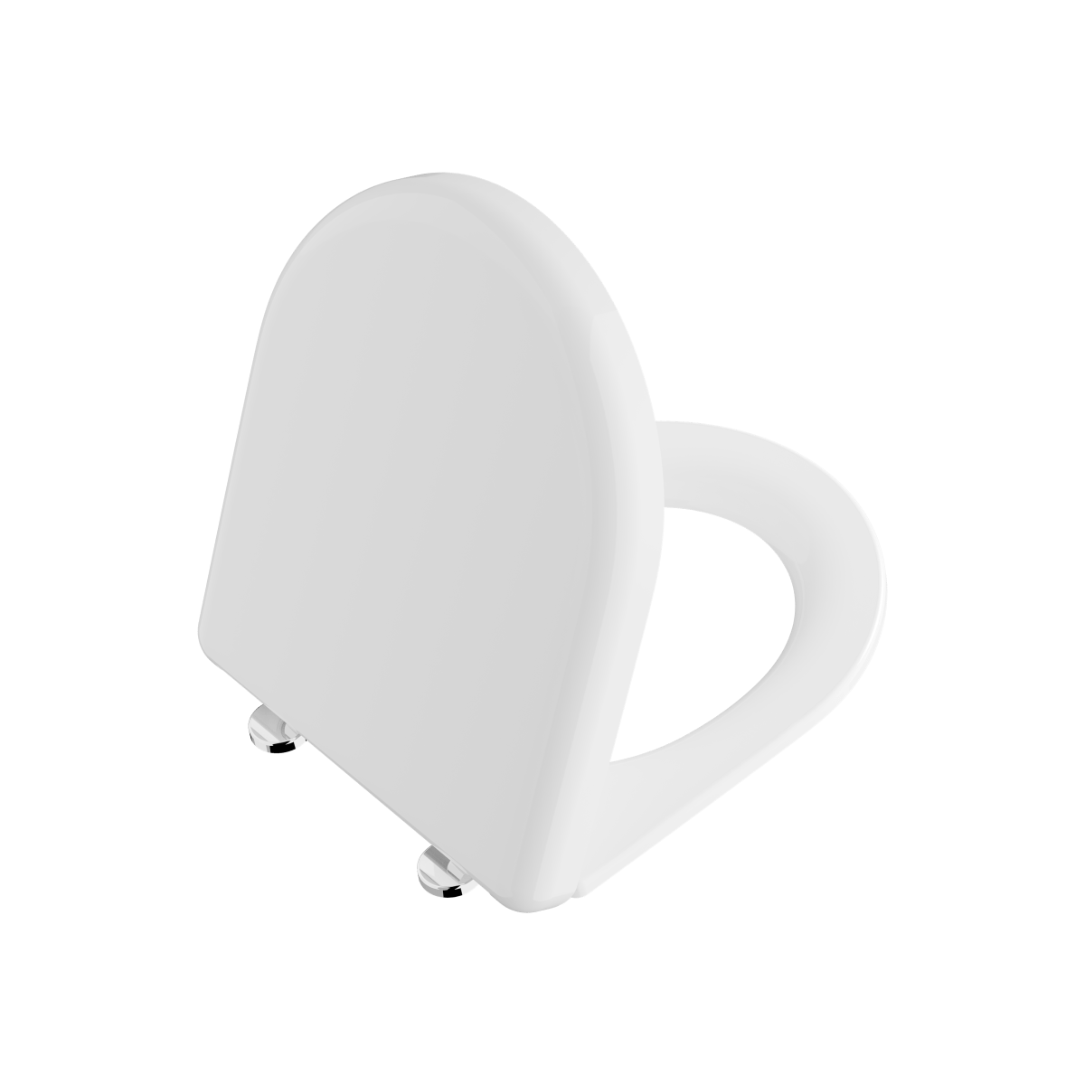 Сиденье для унитаза VitrA Liquid (Ликвид) 137-003-009 круглое белое дюропласт с микролифтом
