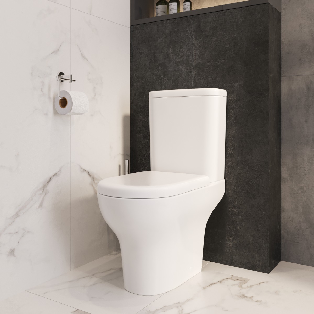 Унитаз-компакт напольный VitrA Zentrum (Зентрум) 9824B003-7219 с сиденьем микролифт белый санитарный фарфор антибактериальное покрытие Hygiene (Хайджн)